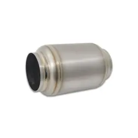 Tlx-vib17640-cl360a70 Vibrant For Titanium Muffler With Natural Tip 4in Inlet/4in Outlet/5.875in Dia