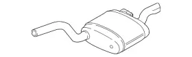561-253-609-be Volkswagen Genuine Resonator And Pipe