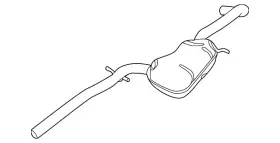 5c3-253-609-q Volkswagen Genuine Rear Muffler