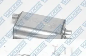 17219 Walker Exhaust Muffler-dynomax Ultra Flo Welded Universal Muffler