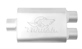 17661 Walker Thrush Welded Muffler 3 Inch Ctr In 2.5 Off Out 13 Case
