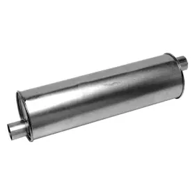 17914 Walker Exhaust Muffler Pro-fit Economy Steel Round Aluminized 2 Inch Offset