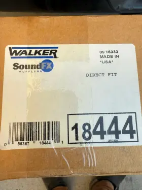 18444 Walker Exhaust Muffler-soundfx Direct Fit Fits 96-98 Jeep Grand Cherokee