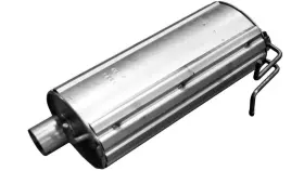 18887 Walker Soundfx Exhaust Muffler 3 Inch Inlet Id Outlet Ford F-250