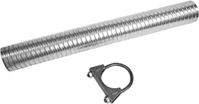 36322 Walker Universal Exhaust Flex Pipe 2 Inch Inlet Id Silver