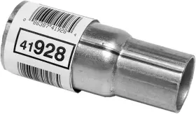 41928 Walker Exhaust Reduction Pipe 1.75 Inch Inlet Id 1.5 Outlet Od Silver
