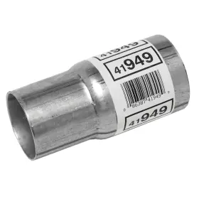 41949 Walker Exhaust Reduction Pipe 2.125 Inch Inlet Id 2 Outlet Od Silver