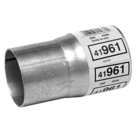41961 Walker Exhaust Reduction Pipe 2.5 Inch Inlet Id 2.25 Outlet Silver