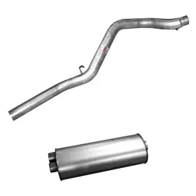Bndl-301017 Walker For Gmc Sierra 2500 Hd 2004 Exhaust Muffler And Tailpipe Kit
