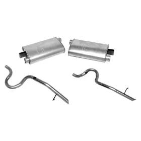 Bndl-301102 Walker For Ford Mustang 88-93 Driver And Passenger Side Exhaust Mufflers Tailpipes Kit