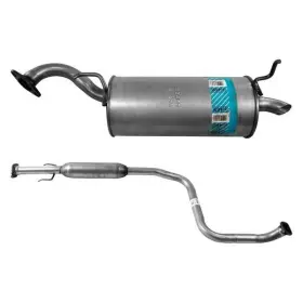 Bndl-902751 Walker For Chevy Aveo5 2009-2011 2-pc Quiet-flow Muffler Assembly Kit