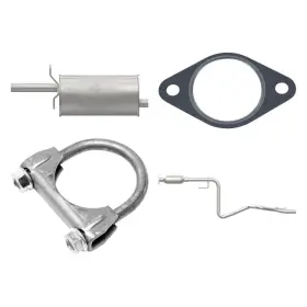 Bndl-912620 Walker For Chevy Cobalt 2005-2010 4-pc Muffler Quiet-flow Kit