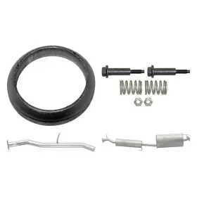 Bndl-912865 Walker For Honda Element 2003-2011 4-pc Quiet-flow Muffler Assembly Kit