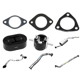 Bndl-917081 Walker 9-pc Quiet-flow Muffler Assembly Kit