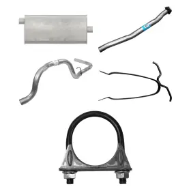 Bndl-936229 Walker For Ford Ranger 2001-2003 5-pc Muffler Soundfx Direct Fit Kit