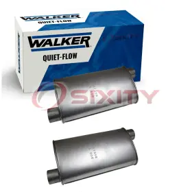 Sx-5ajp Walker Exhaust Quiet-flow 2 Pc Mufflers For 2006-2010 Dodge Charger 5.7l V8 Sz
