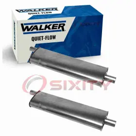 Sx-8znn Walker Exhaust Quiet-flow 2 Pc Mufflers For 1959-1964 Chevrolet Impala 4.6l En