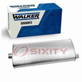 Sx-1amz Walker Exhaust Soundfx Front Muffler For 2006-2009 Chevrolet Trailblazer Wl