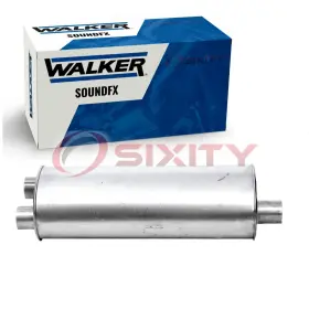 Sx-7xq6 Walker Exhaust Soundfx Muffler For 1996-2000 Chevrolet K2500 5.7l 7.4l V8 Ve