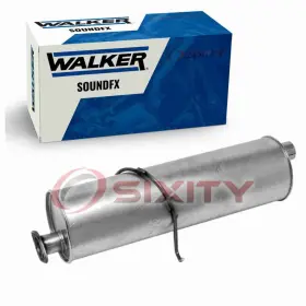 Sx-q8af Walker Exhaust Soundfx Front Muffler For 1989-1993 Mazda B2600 2.6l L4 Rt
