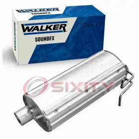 Sx-s3dy Walker Exhaust Soundfx Muffler For 1999-2004 Ford F-350 Super Duty 5.4l 6.8l Fd