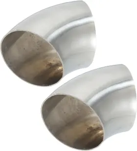 23081500 X Autohaux Od 2.5 Inch 45 Degree Mandrel Bend Exhaust Elbow Pipe Ss304