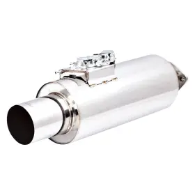 Xforce Exhaust Vmk2g-350 Muffler Varex Stainless Steel Round 3.5 Inch Center Id