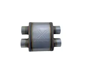 Xm250dd Xtreme Performance Exhaust Stainless Steel Muffler - 2.5 Inch Dual/dual 7 Body