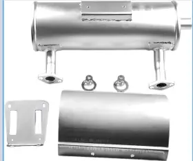 Ch730-740 Xtszhdsl 11k743 Muffler Kit 2478612-s Compatible For Kohler Ch25 Engines Starter Side