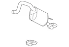 Genuine Gm Driver Side Exhaust Muffler Assembly 10343506 New. Price: $80.17.