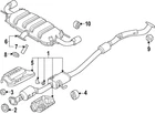 Genuine Mazda Muffler PYAS-40-100A New. Price: $539.34.