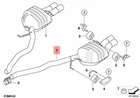 Genuine Bmw M6 E63 E64 Convertible Coupe Rear Silencer Left 18307837060 New. Price: $1851.64.