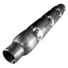 304 Ss Round Gray Exhaust Muffler 2.5" Center Id, Od, 30" Length New. Price: $201.02.