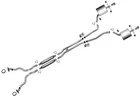 Dual Exhaust System Mufflers Resonators Pipes For Cadillac Srx 2008 2009 3.6L New. Price: $761.00.
