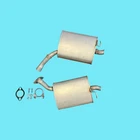 Right And Left Side Muffler 2015-2017 Hyundai Sonata 2.4L Dual Outlet New. Price: $300.15.