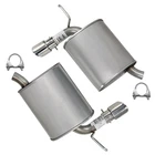 Stainless Steel Pair Of Mufflers Exhaust Kit Fits: 2007-2010 Edge And Mkx 3.5L New. Price: $219.81.