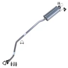 Stainless Steel Resonator With Hanger + Bolts & Nuts Fits: 01-05 Civic 1.7L New. Price: $132.81.