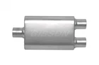 Gibson 55189S Stainless Cft Superflow Oval Muffler 3" Dual 2.5" Out 4X9X18 Body New. Price: $321.54.