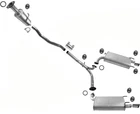 Resonator Extension Pipe Dual Rear Muffler For Toyota Camry 3.5 Xle Se 12-2017 New. Price: $902.00.