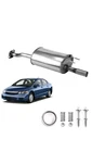 Wensdy Direct Fit Rear Exhaust Muffler Compatible For 2006-2011 Honda Civic New. Price: $79.00.