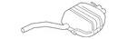 Genuine Volkswagen Resonator & Pipe 3C0-253-609-T New. Price: $639.01.