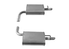 Pair Rear Mufflers Welded Assembly Dual 11-17 Ford Explorer V6 3.5L L4 2.0L New. Price: $248.45.