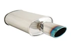 Megan 2.5" Universal Exhaust Muffler O-st Single Oval Burnt Roll Tip Turbo Na New. Price: $153.06.