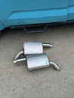 New Oem Take Off 2005-2009 Ford Mustang 4.6L V8 Axle Back Exhaust Mufflers Nos. Price: $518.80.