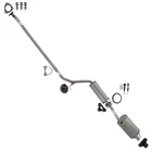Stainless Steel Resonator Muffler W/ Hangers & Bolts Fits: 2006-2011 Civic 1.8L New. Price: $230.81.