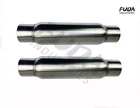 Pair 3" Inlet/outlet 17" Length Performance Exhaust Mufflers - Resonator Ss New. Price: $68.38.
