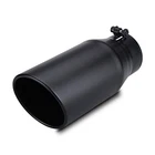 Lcgp Exhaust Tip 3.5" Inlet Outlet 12" Long, Bolt Black Powder Coated New. Price: $56.98.