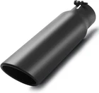 3" Inlet Black Exhaust Tip Universal Bolt-on Stainless Steel Diesel Tailpipe 3X4 New. Price: $47.15.