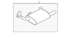 Genuine Ford Exhaust Muffler AR3Z-5230-G New. Price: $359.93.