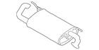 Genuine Subaru Muffler & Pipe 44300FL001 New. Price: $297.31.